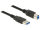 DELOCK USB Kabel USB3.0 A -> B St/St 0.50m schwarz