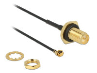 DELOCK Antennenkabel RP-SMA -> Einbau zu I-PEX inc....