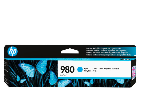 HP 980      Cyan                Tintenpatrone 86,5ml