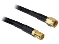 DELOCK Antennenkabel RP-SMA -> RP-SMA St/Bu 15.00m