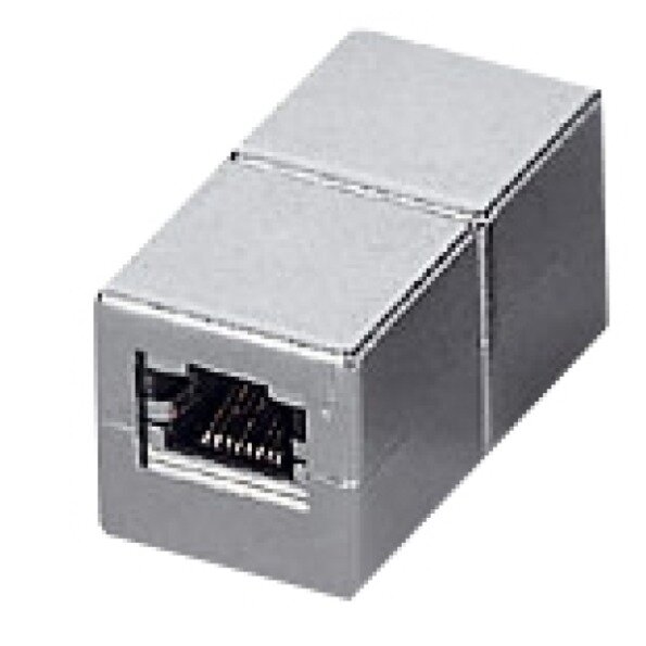 Equip Inline-Koppler Cat6  RJ45 8P8C geschirmt  1Gbit 250MHz Polybeutel