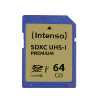 SD Card 64GB Intenso SDXC UHS-I Premium