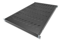 DIGITUS Fachboden 1HE 44x482x700-1180mm bis 50kg schwarz var