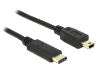 DELOCK USB Kabel C -> Mini-B St/St 2m schwarz