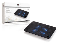 CONCEPTRONIC 4-Fan USB-A2.0 Laptop-Kühlpad 25Kg     15.6" sw