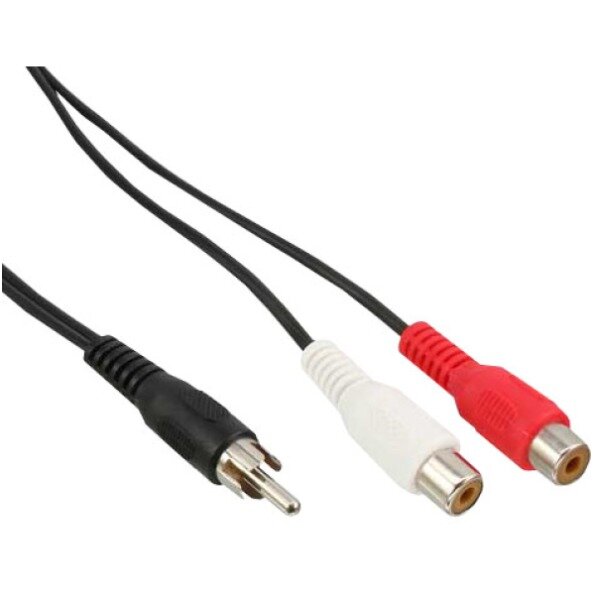 Cinch Kabel Stecker/2xBuchse