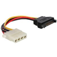 DeLOCK 60115 SATA 15pin / 4pin Molex Adapter 12cm mehrfarbig