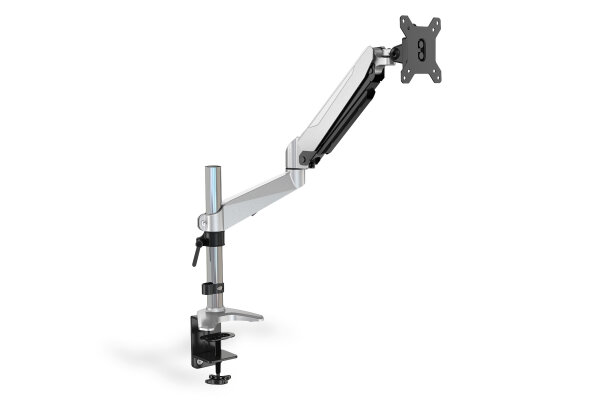 DIGITUS TIS 15"-27" 1TFT 2Gelenke weiß    Max.8KG Gasfeder