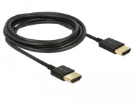 DELOCK HDMi-Kabel HighSpeed Ethernet A->A 4K 3D 0,25m...