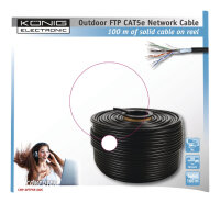 FTP CAT5e, 100m Rolle König