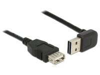 DELOCK Easy-USB-Kab.2.0 A(gewink. re/li) -> A-Bu 0.5m sch