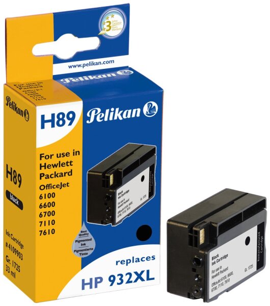 Pelikan Patrone HP H89  HP932XL HP932XL schwarz remanufactured