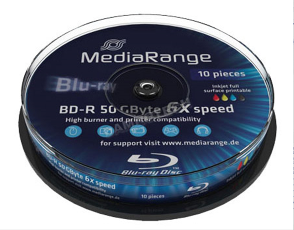 MediaRange MR509 BD-R DL, 6x