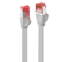 LINDY Patchkabel Cat6 U/FTP Flachband grau 1.00m