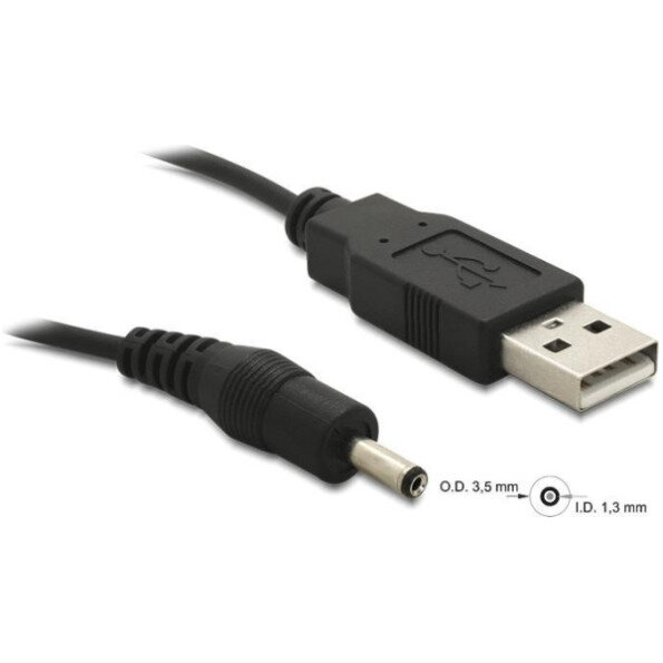 DELOCK USB Kabel A -> DC 3,5x1,35 St/St 1.50m