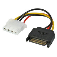 LINDY SATA Stromadapter 1x15pol. SATA an 1x5.25" M/F
