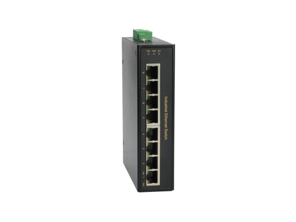 LevelOne Industr.PoE+Switch  8xFE PoE/IP30   120W     Metall