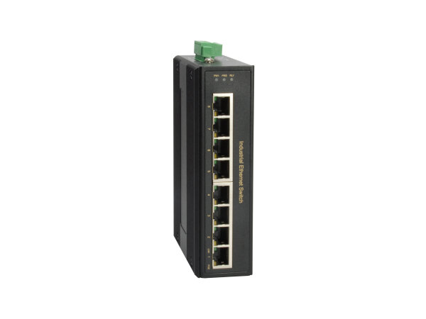 LevelOne Industr.PoE+Switch 8xGE PoE   200W unmanaged Metall