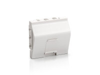 Equip Frontplatte 1xKeystone French abgew.   45x45mm...