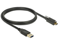 DELOCK USB-Kabel Superspeed 10 Gbps A->C St/St...