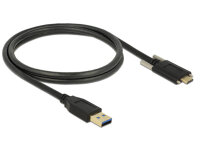 DELOCK USB-Kabel Supersp. 10Gbps A->C St/St 2 Schraube...