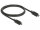 DELOCK USB-Kabel Supersp. 10Gbps C->C St/St je 1 Schr. 1m