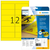 HERMA Signal-Etiketten A4 99,1x42,3 mm gelb Folie  300 St.