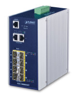 PLANET Industrial 8 100/1000X SFP + 2-Port 10/100/1000T