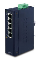 PLANET 5-Port 10/100/1000T Industrial Gigabit Ethernet