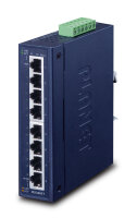 PLANET 8-Port 10/100/1000T Industrial Gigabit Ethernet