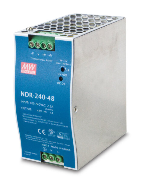 PLANET Din-Rail Power Supply (PWR-240-48) 240 watts, 48V, 5A
