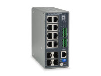 LevelOne Industr.PoE Switch  8xGE PoE+TURING 240W Managed L3