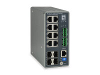 LevelOne Industr.Switch  8xGE/4xSFP        TURING Managed L3