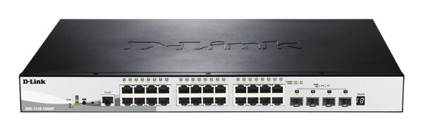 Switch 440mm D-Link DGS-1510-28XMP       4*SFP+/24*GE PoE retail