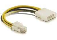 DELOCK Stromkabel P4 4pol -> Molex 4pin St/St  0.15m