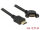 DELOCK HDMI-Kabel A->A St/Bu z.Einbau 110° gew. 0.50m sch