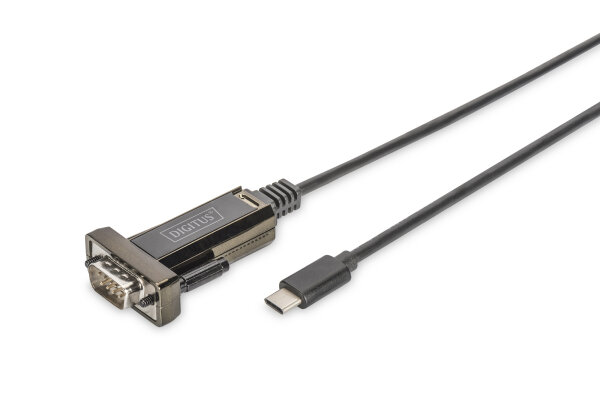 DIGITUS Adapter USB2.0/C -> seriell  D-Sub9 St/St + 1.0m Kab