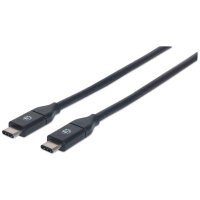 MANHATTAN USB 3.1 Gen2 Kabel C-Stecker/C-Stecker 0,5m schw