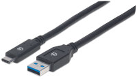 MANHATTAN USB 3.1 Gen1 Typ C-Kabel C-Stecker/A-Stecker 3m
