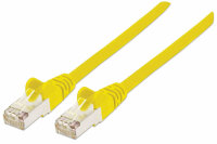 INTELLINET Patchkabel Cat6a-Stecker/Cat7-Rohkabel 1,5m gelb