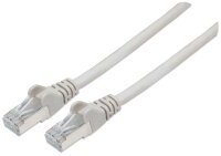 INTELLINET Patchkabel Cat6a-Stecker/Cat7-Rohkabel 15m grau