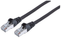 INTELLINET Patchkabel RJ45 S/FTP Cat6 Kupfer LSZH 1,0m schwa