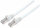 INTELLINET Patchkabel Cat6a-Stecker/Cat7-Rohkabel 0,25m weiß