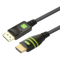 Techly DisplayPort 1.1 auf HDMI Kabel schwarz 1m