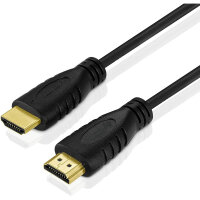 Techly HDMI Kabel 2.0 High Speed with Ethernet schwarz 0.5m