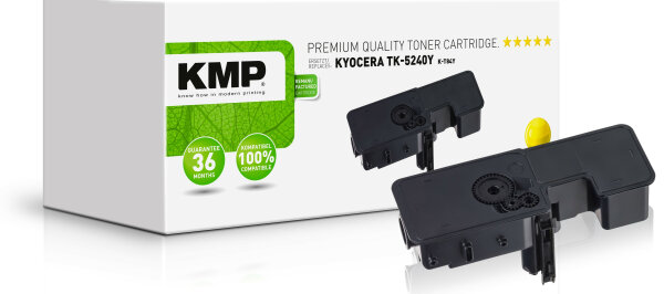 KMP Toner Kyocera TK-5240Y/TK5240Y yellow 3000 S. K-T84Y remanufactured