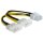 DELOCK Stromkabel 2x Molex 4pin St -> PCI Express 8pin inter