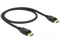 DELOCK Kabel DP 1.2 -> DP St/St 0.5m schwarz 4K 60Hz