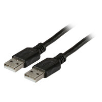 EFB USB2.0 Anschlusskabel A-A,St.-St.,3m,schwarz,Classic