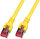EFB RJ45 Patchkabel S/FTP Cat.6 LSZH  0.25m gelb